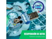 RECUPERACIÓN DE DATOS PENDRIVE 8GB - DISNEY - MICKEY CELESTE