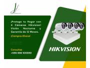 Cámaras de seguridad Hikvision: ¡Tu hogar protegido las 24 horas del día!