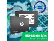 RECUPERACIÓN DE DATOS HDD SSD 256GB HP S750