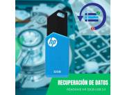 RECUPERACIÓN DE DATOS PENDRIVE 32GB USB 2.0 HP