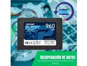 RECUPERACIÓN DE DATOS HD SSD SATA3 960GB PATRIOT BURST ELITE PBE960GS25SSDR