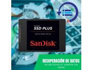 RECUPERACIÓN DE DATOS HD SSD SATA3 480GB SANDISK