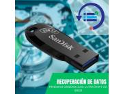 RECUPERACIÓN DE DATOS PENDRIVE SANDISK 128GB Z410 ULTRA SHIFT 3.0