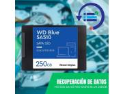 RECUPERACIÓN DE DATOS HD SSD SATA3 250GB WD WDS250G3B0A BLUE 555/440