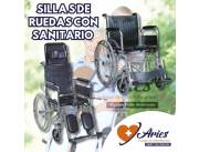 sillas de ruedas con sanitario desde 1.950.000gs