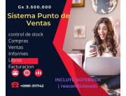 PUNTO DE VENTAS INCLUYE UNA NOTEBOOK