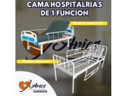 cama hospitalarias de 1 funcion con colchoneta