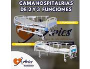 CAMA HOSPITALARIAS DE 2 Y 3 FUNCIONES