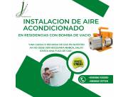 Instalación de aire acondicionado en la ciudad de San Lorenzo