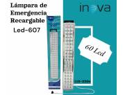 Ilumina con Confianza: Lámpara LED-607 LÁMPARA DE EMERGENCIA RECARGABLE