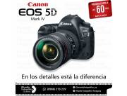 Cámara Canon EOS 5D Mark IV Kit 24-105mm. Adquirila en cuotas!
