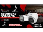 Vigilancia Potente, Imágenes Vívidas las 24 Horas con Kit 4 Cámaras Hikvision 2MP COLOR VU