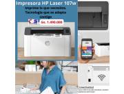 Impresora laser monocromatica Hp 107w