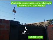 Seguridad Garantizada: Cerco Eléctrico para un Hogar Protegido