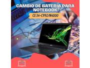 CAMBIO DE BATERÍA PARA NOTEBOOK ACER CE 34-C992/N4000