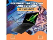 REEMPLAZO DE TECLADO PARA NOTEBOOK ACER CE 34-C201/N4020