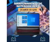 MANTENIMIENTO DE NOTEBOOK ACER CI5 AN515-55-52FK