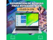 REPARACIÓN DE BISAGRA PARA NOTEBOOK ACER CI5 A515-54-57FH