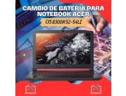 CAMBIO DE BATERÍA PARA NOTEBOOK ACER CI5 8300H 52-54LZ