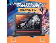 CAMBIO DE TECLADO PARA NOTEBOOK ACER CI5 8300H 52-54LZ