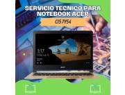 SERVICIO TECNICO PARA NOTEBOOK ACER CI5 7Y54
