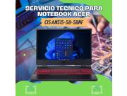 SERVICIO TECNICO PARA NOTEBOOK ACER NITRO CI5 AN515-58-58NF