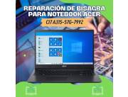 REPARACIÓN DE BISAGRA PARA NOTEBOOK ACER CI7 A315-57G-79Y2