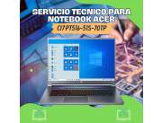 SERVICIO TECNICO PARA NOTEBOOK ACER CI7 PT516-51S-70TP