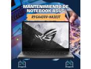 MANTENIMIENTO DE NOTEBOOK ASUS R9 GA401IV-HA303T