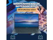 MANTENIMIENTO DE NOTEBOOK ASUS AMD R5 UM425UAZ-KI004T