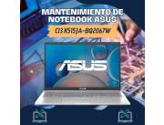 MANTENIMIENTO DE NOTEBOOK ASUS CI3 X515JA-BQ2067W