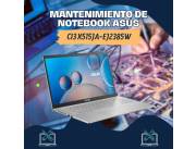 MANTENIMIENTO DE NOTEBOOK ASUS CI3 X515JA-EJ2385W