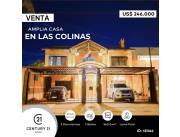 VENDO HERMOSA Y AMPLIA CASA EN LAS COLINAS - 246.000 USD