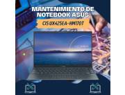 MANTENIMIENTO DE NOTEBOOK ASUS CI5 UX425EA-HM170T