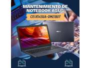 MANTENIMIENTO DE NOTEBOOK ASUS CI5 X543UA-DM2180T