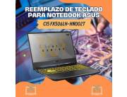 REEMPLAZO DE TECLADO PARA NOTEBOOK ASUS CI5 FX506LH-HN002T