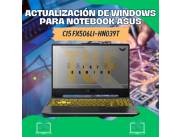 ACTUALIZACIÓN DE WINDOWS PARA NOTEBOOK ASUS CI5 FX506LI-HN039T