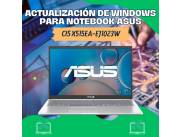 ACTUALIZACIÓN DE WINDOWS PARA NOTEBOOK ASUS CI5 X515EA-EJ1023W