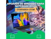 UPGRADE DE WINDOWS PARA NOTEBOOK ASUS CI7 UX5400EA-L7213W
