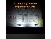 Instalación y montaje de Paneles Solares
