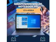 MANTENIMIENTO DE NOTEBOOK HP CE 14-AX100LA