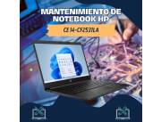 MANTENIMIENTO DE NOTEBOOK HP CE 14-CF2531LA