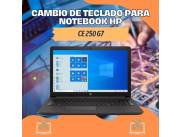 CAMBIO DE TECLADO PARA NOTEBOOK HP CE 250 G7