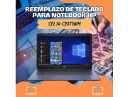 REEMPLAZO DE TECLADO PARA NOTEBOOK HP CEL 14-CB171WM