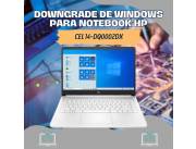 DOWNGRADE DE WINDOWS PARA NOTEBOOK HP CEL 14-DQ0002DX