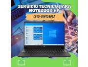 SERVICIO TECNICO PARA NOTEBOOK HP CE 15-DW1080LA