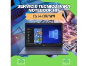 SERVICIO TECNICO PARA NOTEBOOK HP CEL 14-CB171WM