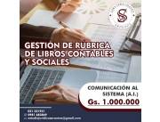 RUBRICA DIGITALES DE LIBROS SOCIETARIOS Y CONTABLES