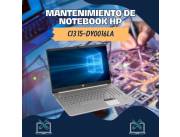 MANTENIMIENTO DE NOTEBOOK HP CI3 15-DY0016LA