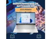 MANTENIMIENTO DE NOTEBOOK HP CI3 15-DY2061LA